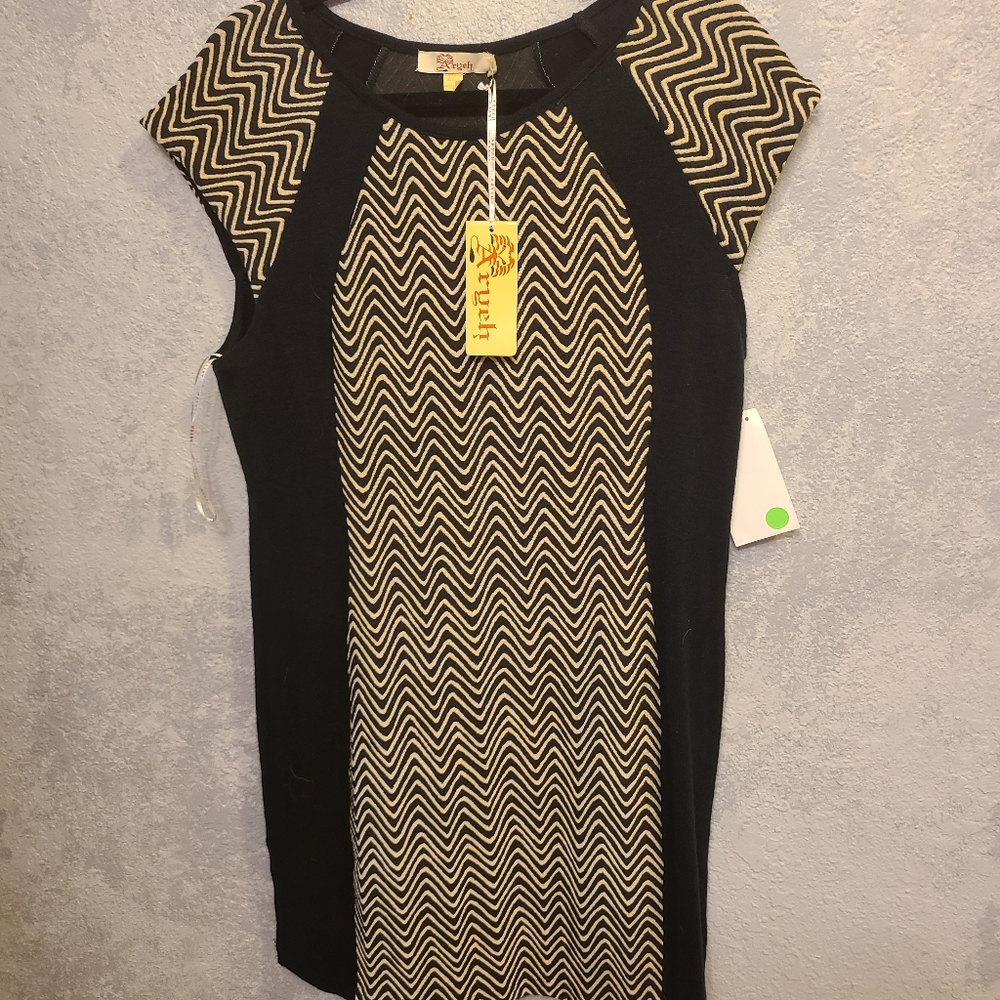 Business dress black/cream (L)